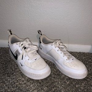 White utility Air Force 1s